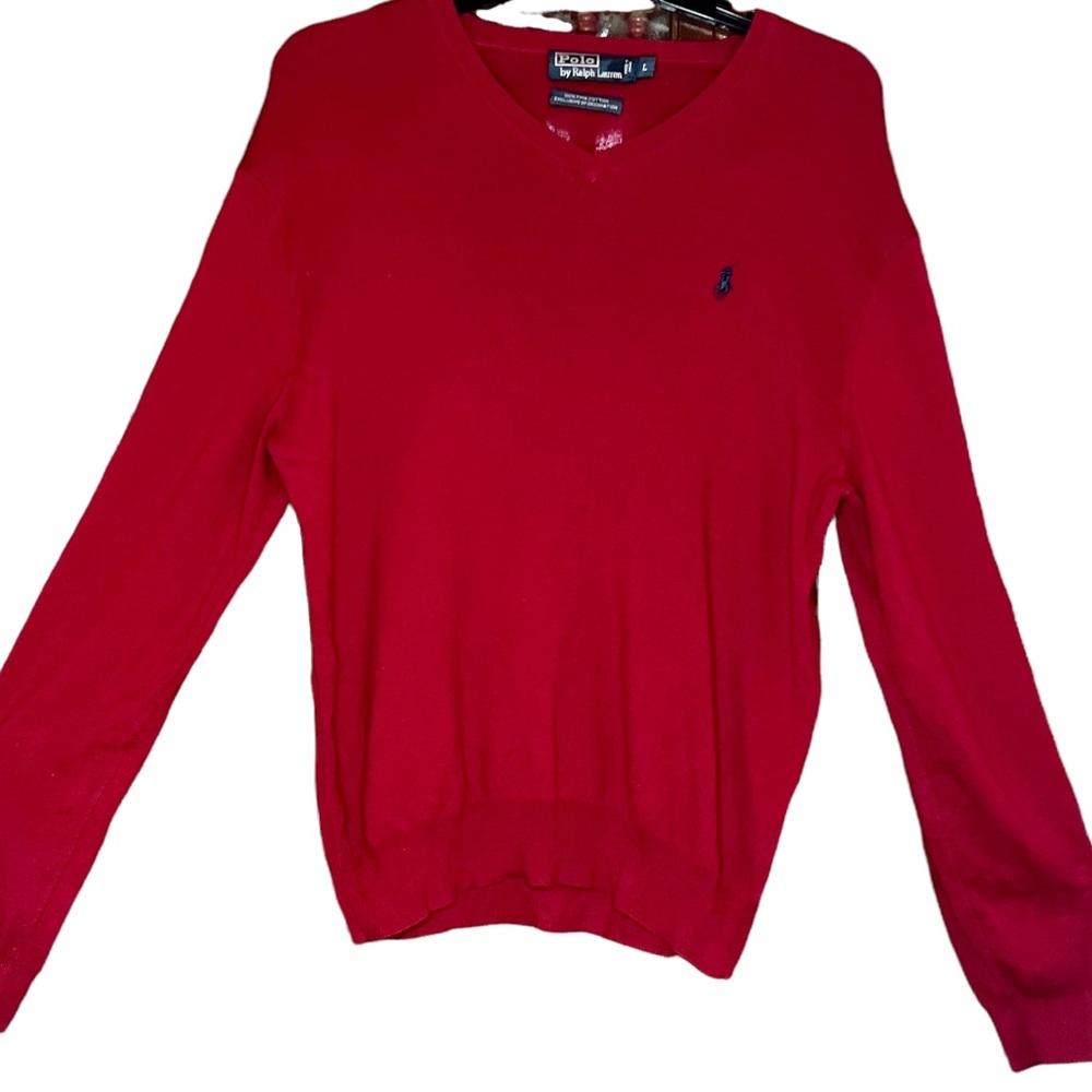 Polo by Ralph Lauren Red Sweater